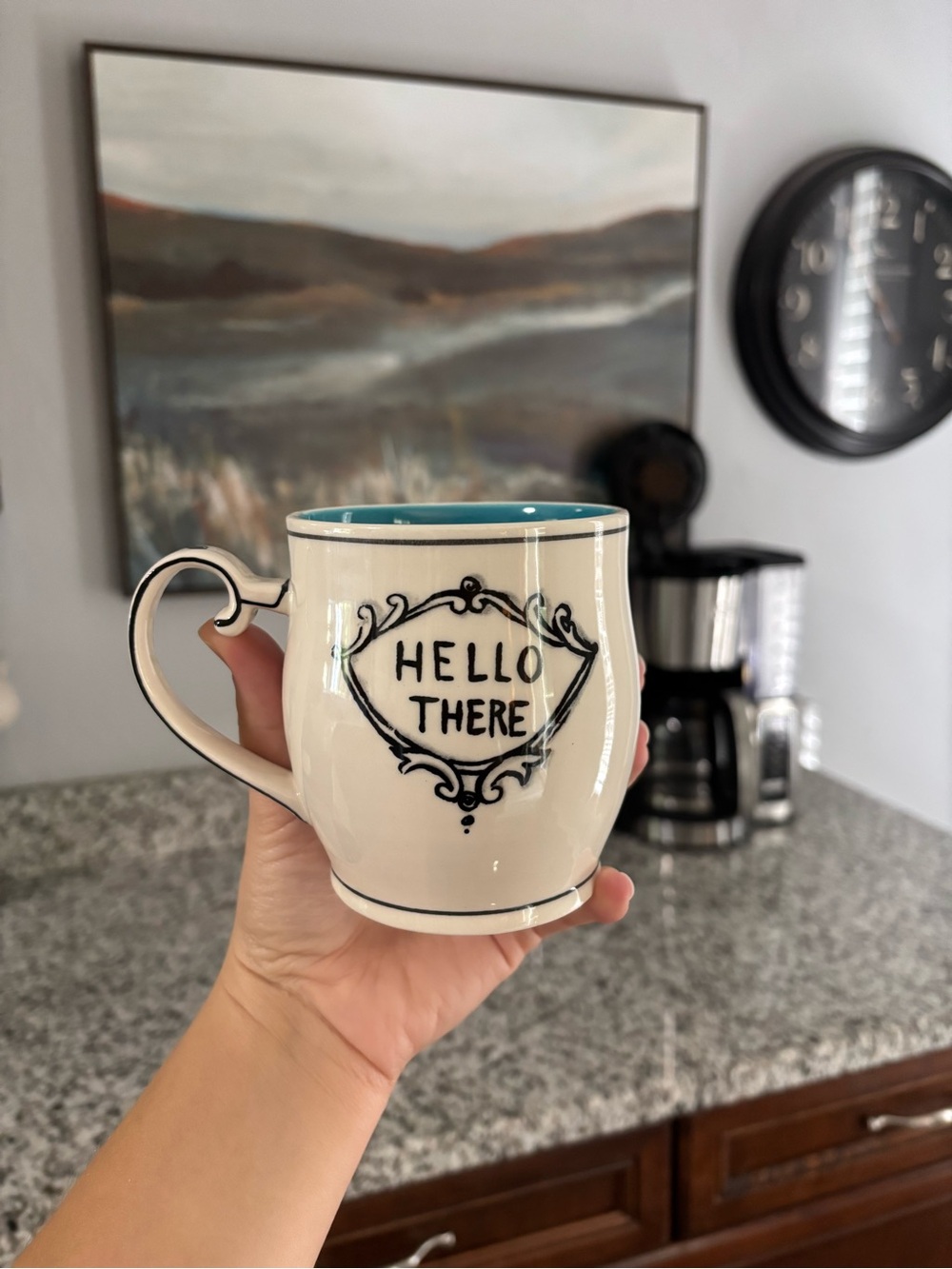 Molly Hatch Anthropologie Hello There Mug